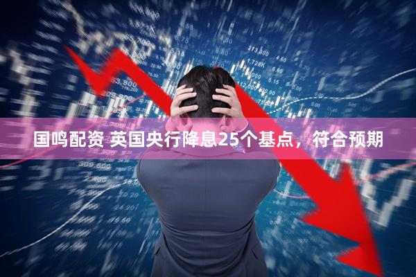 国鸣配资 英国央行降息25个基点，符合预期